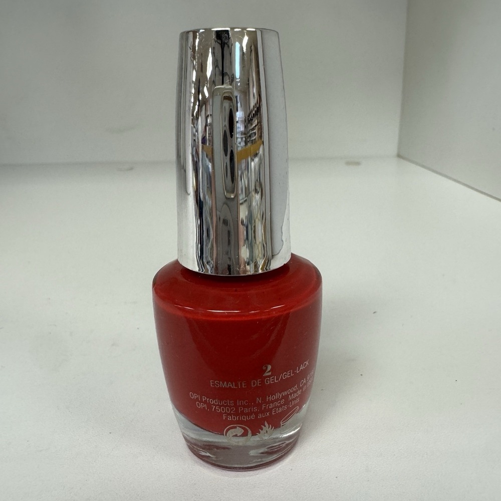 OPI Infinite‎ Shine Big Apple Red 0.5 oz Red New without box - Picture 2 of 4